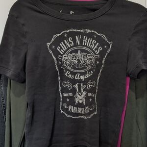 Guns N' Roses Charcoal Graphic Tee